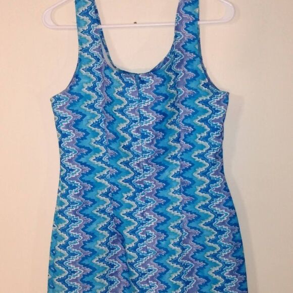 Vintage 1980's Benson & Smith 2pc Sheath Dress With Matching Sheer Blouse - Picture 11 of 16